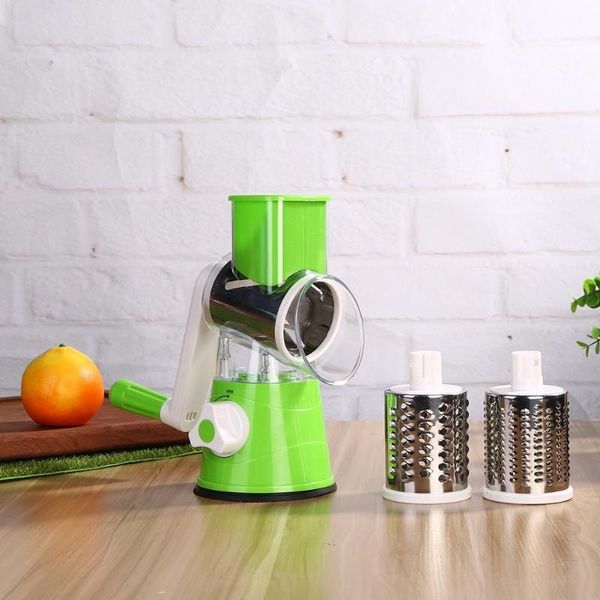 manual vegetable cutter round mandoline slicer potato carrot grater slicer with 3 stainless steel chopper blades kitchen tools manual meat g 
manual vegetable cutter round mandoline slicer potato carrot grater slicer with 3 stainless steel chopper blades kitchen tools manual meat g
