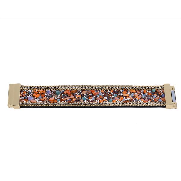 velvet bracelet natural crystal stone gravel bangle multicolor wide wrap bracelet woman fashion jewelry, Golden;silver
velvet bracelet natural crystal stone gravel bangle multicolor wide wrap bracelet woman fashion jewelry, Golden;silver