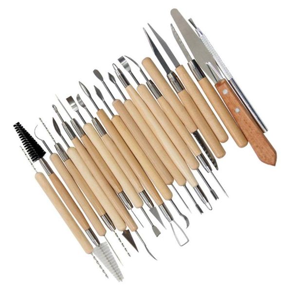22pcs/set carving tools delicate graver soft clay wood handle carving pottery tools r20
22pcs/set carving tools delicate graver soft clay wood handle carving pottery tools r20