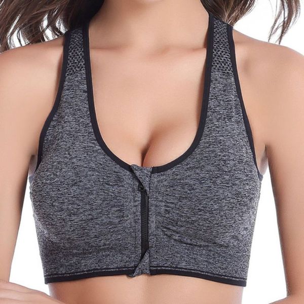 plus size women zipper lingerie wireless sports bra underwear shockproof push up gym fitness athletic running yoga bra, White;black
plus size women zipper lingerie wireless sports bra underwear shockproof push up gym fitness athletic running yoga bra, White;black