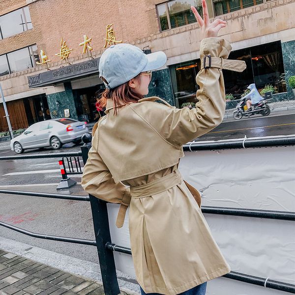 2020 new women's spring korean windbreaker thin section long trench coat fashion women windbreaker coat ropa mujer invierno, Tan;black
2020 new women's spring korean windbreaker thin section long trench coat fashion women windbreaker coat ropa mujer invierno, Tan;black