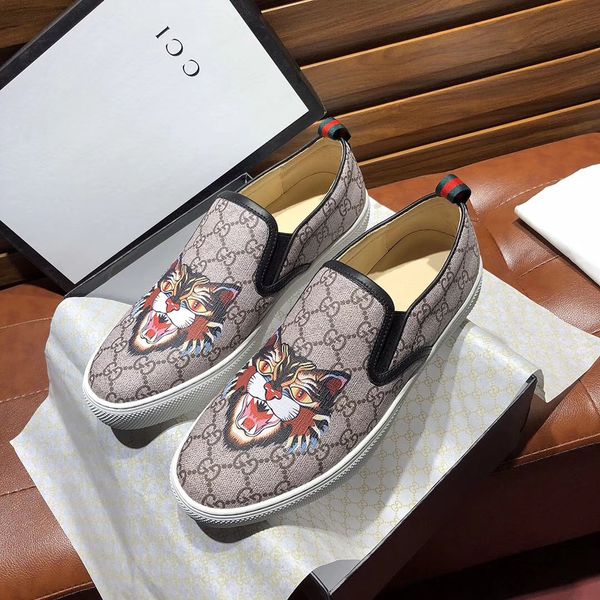 luxury designer men casual sport shoes 2018 new slides leather tiger head print men loafers platform superstar shoes size 11, Black
luxury designer men casual sport shoes 2018 new slides leather tiger head print men loafers platform superstar shoes size 11, Black