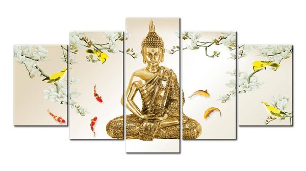 modern decor living room wall art 5 pcs buddha and fish white flowers paintings poster modular pictures canvas hd print no frame
modern decor living room wall art 5 pcs buddha and fish white flowers paintings poster modular pictures canvas hd print no frame