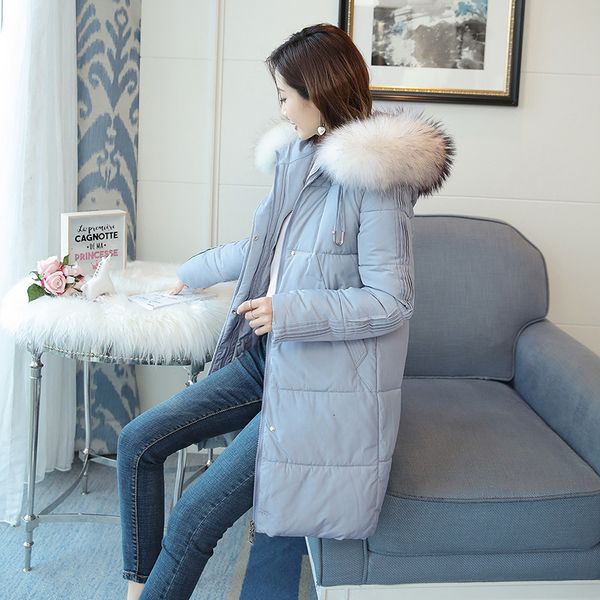 2019 new arrival fashion women winter jacket cotton padded warm thicken with fur collar ladies long coats parka womens jackets, Black
2019 new arrival fashion women winter jacket cotton padded warm thicken with fur collar ladies long coats parka womens jackets, Black