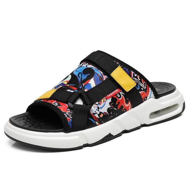 two use air cushion slippers men vacation massage slipper with soft sole novelty slipper hollow shoes for summer cartoon slippers zy409, Black
two use air cushion slippers men vacation massage slipper with soft sole novelty slipper hollow shoes for summer cartoon slippers zy409, Black