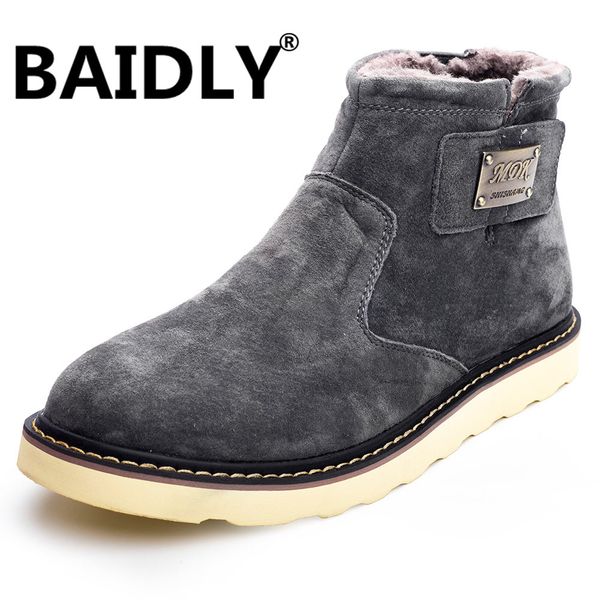 новые мужчины boots мужчины зима снег открытый сапоги кроссовки furplush high top моды зимняя обувь большого размера, Black
новые мужчины boots мужчины зима снег открытый сапоги кроссовки furplush high top моды зимняя обувь большого размера, Black
