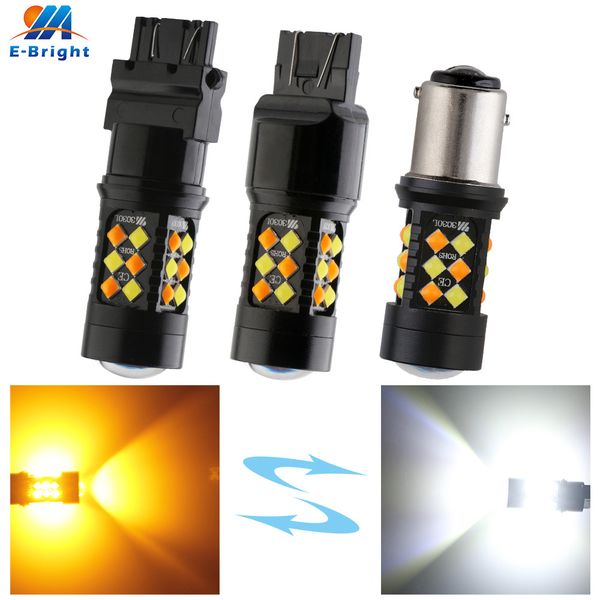 4x p21/5w 1157 bay15d 3030 30 smd w&a dual color led bulb 3157 7443 vehicles backup tail turn signal parking light indicator
4x p21/5w 1157 bay15d 3030 30 smd w&a dual color led bulb 3157 7443 vehicles backup tail turn signal parking light indicator