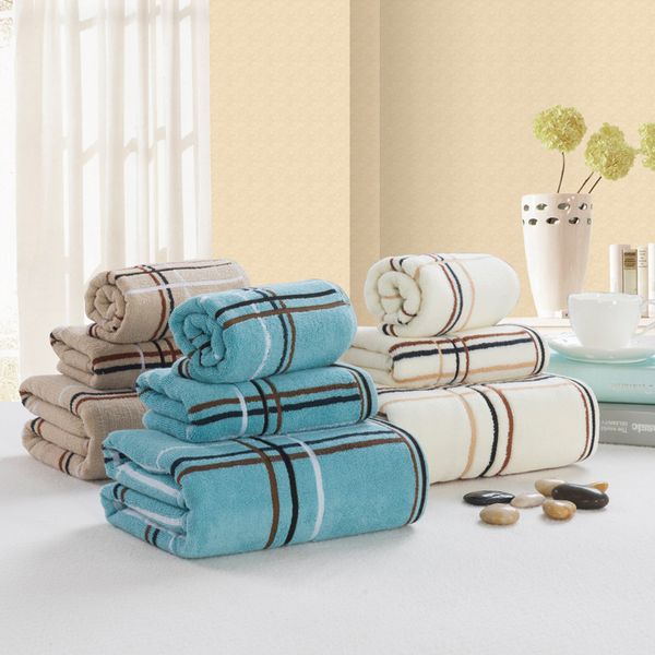 the new 100% cotton baits, home bathing, must have three sets of fashion, simple style and fast water absorption. towel
the new 100% cotton baits, home bathing, must have three sets of fashion, simple style and fast water absorption. towel