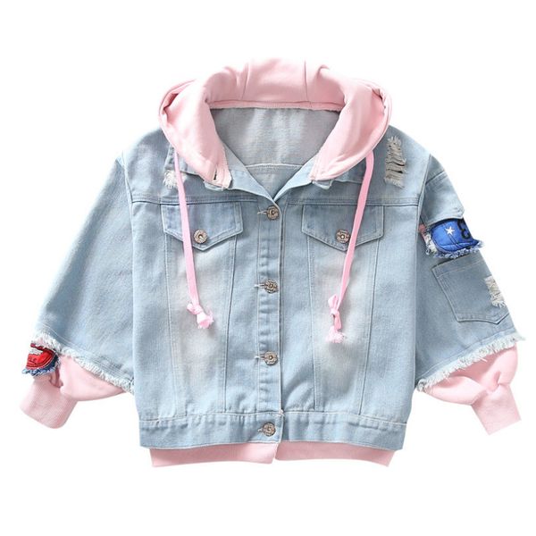 children's denim jacket 2020 girl denim jacket clothes fashion casual cardigan outdoor patch hoodie, Blue;gray
children's denim jacket 2020 girl denim jacket clothes fashion casual cardigan outdoor patch hoodie, Blue;gray