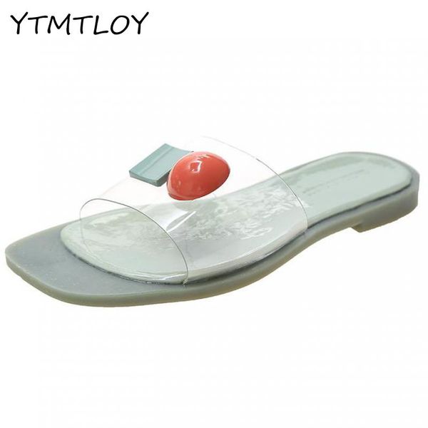 transparent women slippers flat cool slip-on convenience beach slides plus size female outdoor slipper summer calzado mujer, Black
transparent women slippers flat cool slip-on convenience beach slides plus size female outdoor slipper summer calzado mujer, Black