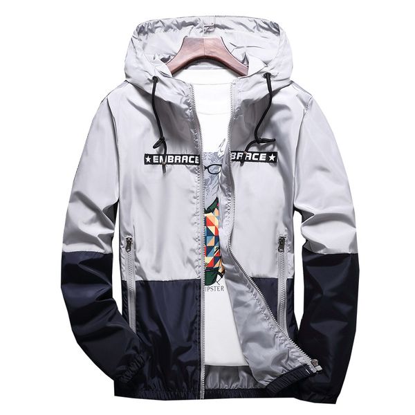spring casual hooded thin men's jacket splice zipper plus size outdoor sport casual windbreaker jacket, Black;brown
spring casual hooded thin men's jacket splice zipper plus size outdoor sport casual windbreaker jacket, Black;brown