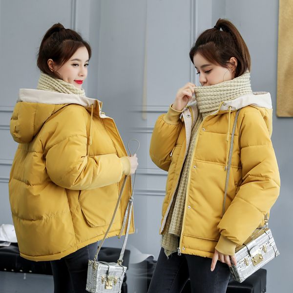 2019 jacket women winter fashion warm thick solid short style cotton padded parkas coat hooded collar 2xl 3xl, Tan;black
2019 jacket women winter fashion warm thick solid short style cotton padded parkas coat hooded collar 2xl 3xl, Tan;black