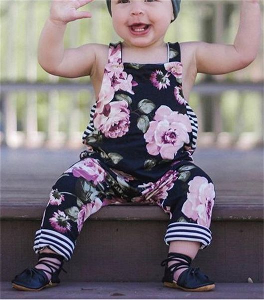 baby girls flower printed striped suspender romper jumpsuit summer newborn infant kids floral playsuit climbing clothes, Blue
baby girls flower printed striped suspender romper jumpsuit summer newborn infant kids floral playsuit climbing clothes, Blue
