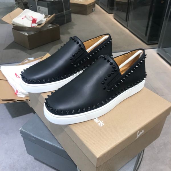 highest version acl trendy men's shoes black silver glitter rivet couple red bottom shoes casual women's shoes size 34-47 04
highest version acl trendy men's shoes black silver glitter rivet couple red bottom shoes casual women's shoes size 34-47 04