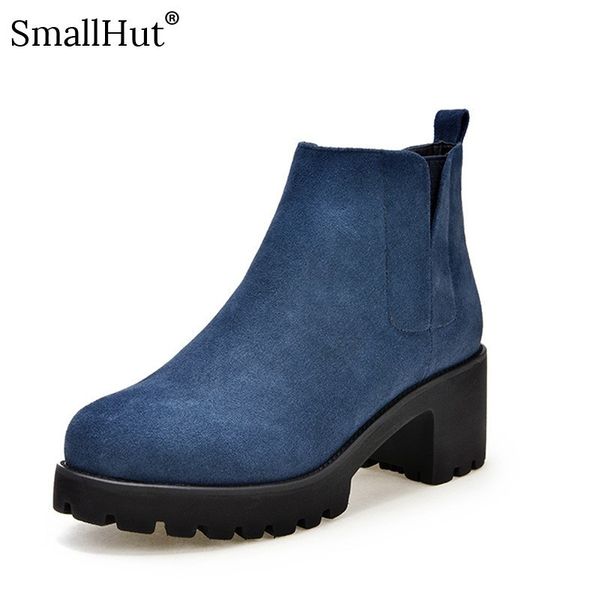 cow suede ankle boots women spring autumn ladies short boots d060 fashion woman black blue gray platform high thick heel
cow suede ankle boots women spring autumn ladies short boots d060 fashion woman black blue gray platform high thick heel