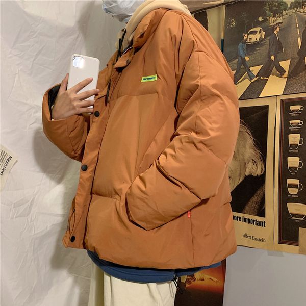 winter new thick jacket men's warm fashion parka men solid color casual coat man streetwear wild loose cotton jacket male, Black
winter new thick jacket men's warm fashion parka men solid color casual coat man streetwear wild loose cotton jacket male, Black