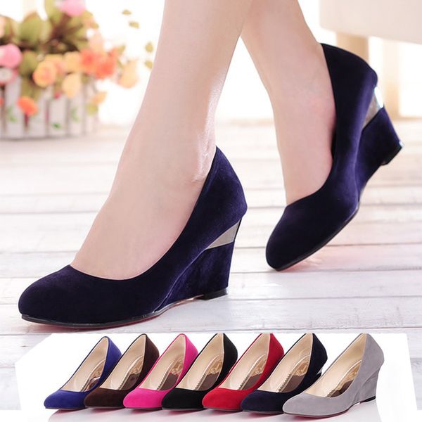 lapolaka 2019 wholesale plus size 43 elegant office slip on pumps women shoes woman 7 colors wedge high heels lady shoes, Black
lapolaka 2019 wholesale plus size 43 elegant office slip on pumps women shoes woman 7 colors wedge high heels lady shoes, Black