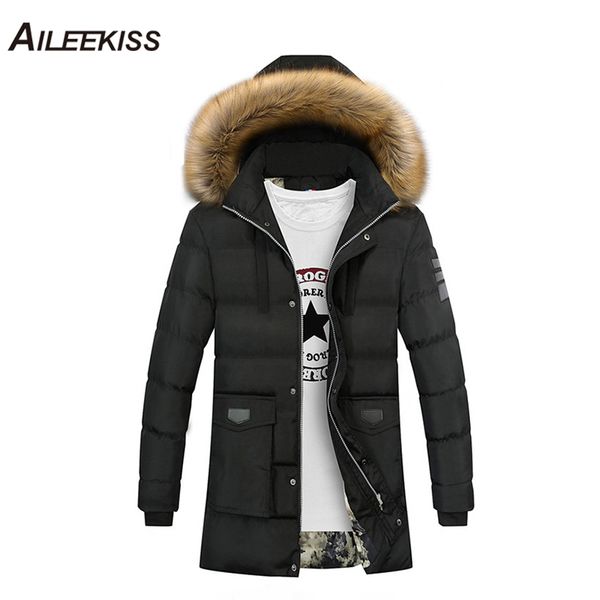 aileekiss new parka fashion coats 2019 winter jacket men slim hooded outwear warm coat clothing casual men's coat xt736, Tan;black
aileekiss new parka fashion coats 2019 winter jacket men slim hooded outwear warm coat clothing casual men's coat xt736, Tan;black