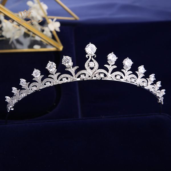 bavoen elegant sparkling zircon brides tiaras headpieces plated crystal bridal crowns headbands wedding dress hair accessories t190628, Golden;white
bavoen elegant sparkling zircon brides tiaras headpieces plated crystal bridal crowns headbands wedding dress hair accessories t190628, Golden;white