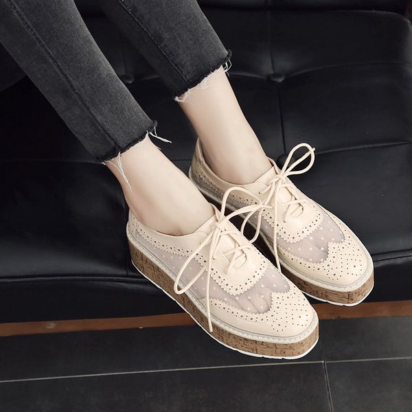 carved wood grain espadrilles girl lace breathable mesh wedges creepers summer platform laces brogues shoes woman loafer sandals, Black
carved wood grain espadrilles girl lace breathable mesh wedges creepers summer platform laces brogues shoes woman loafer sandals, Black
