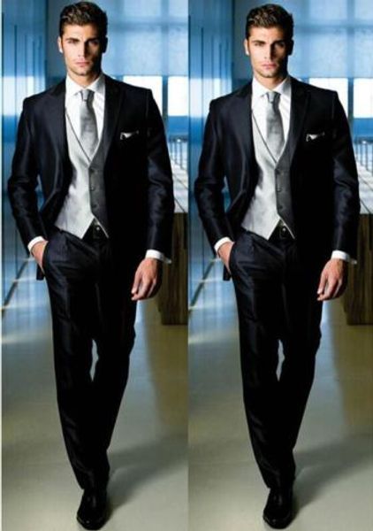new black men suits slim fit skinny fashion groom wear men tuxedos 3 piece suits, White;black
new black men suits slim fit skinny fashion groom wear men tuxedos 3 piece suits, White;black