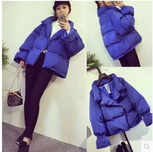 2017 winter new style women's dress short small cotton-padded clothes women's coat fashion korean-style trend cotton-padded jack, Blue;black
2017 winter new style women's dress short small cotton-padded clothes women's coat fashion korean-style trend cotton-padded jack, Blue;black
