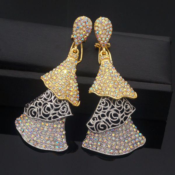 drop earrings for women zircon stone big earrings gold fashion for women statement, Silver
drop earrings for women zircon stone big earrings gold fashion for women statement, Silver