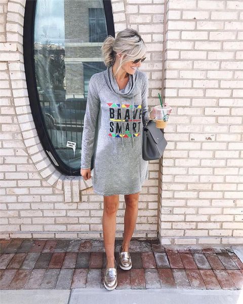 autumn dress fashion letter printing half turtleneck casual designer female new loose dresses long sleeve women, Black;gray
autumn dress fashion letter printing half turtleneck casual designer female new loose dresses long sleeve women, Black;gray