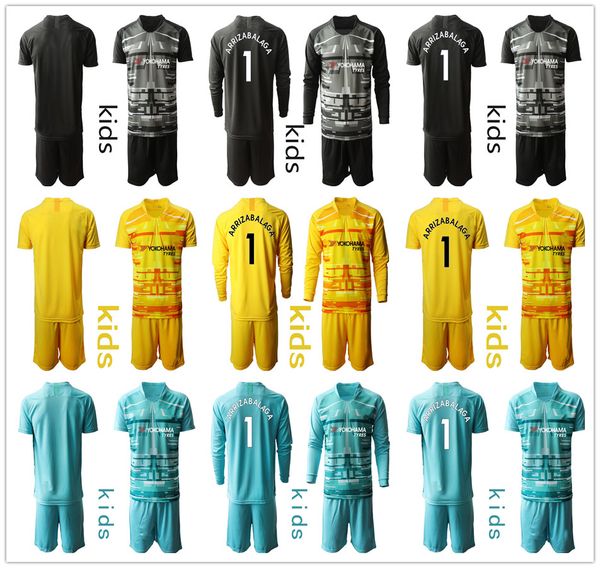 2019 2020 kids youth keeper #1 kepa arrizabalaga goalkeeper jersey youth the blues soccer sets 13 caballero boys football uniform, Black
2019 2020 kids youth keeper #1 kepa arrizabalaga goalkeeper jersey youth the blues soccer sets 13 caballero boys football uniform, Black
