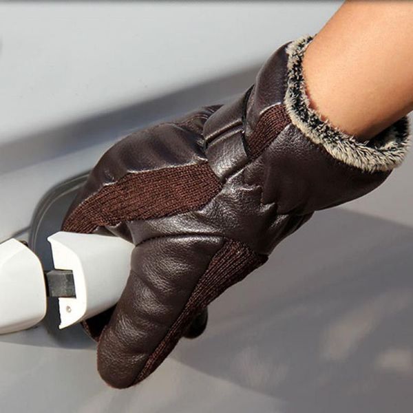fashion- leather gloves thinsulate soft feel full fingle winter warm breathable glovers, Blue;gray
fashion- leather gloves thinsulate soft feel full fingle winter warm breathable glovers, Blue;gray