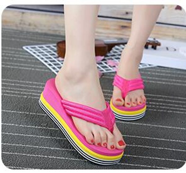 summer new elastic high heel slope with ethnic style flip-flops lady sandals sponge cake with slippers wholesale, Black
summer new elastic high heel slope with ethnic style flip-flops lady sandals sponge cake with slippers wholesale, Black