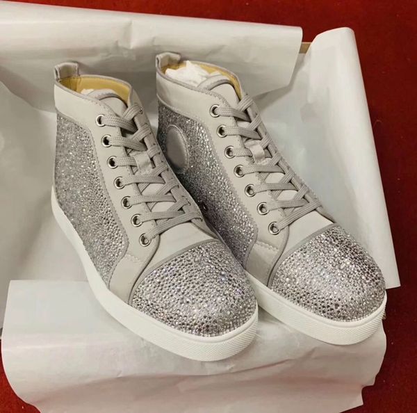 gift brands party wedding casual rhinestone high red bottom men sneakers strass outdoor luxurious trainer basket homme, Black
gift brands party wedding casual rhinestone high red bottom men sneakers strass outdoor luxurious trainer basket homme, Black