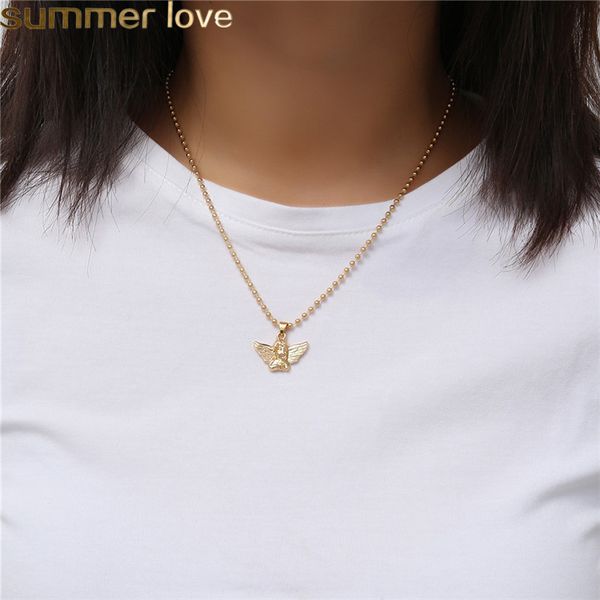 2019 fashion angel pendant choker necklace for women girls friends alloy beads boho chain necklace collier wholesale summer jewelry, Silver
2019 fashion angel pendant choker necklace for women girls friends alloy beads boho chain necklace collier wholesale summer jewelry, Silver
