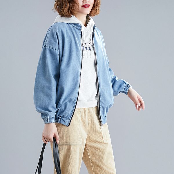 2019 women style embroidery patch denim bomber jacket coat long sleeve pockets casual outwear casual coats ladies punk outwear capa, Black;brown
2019 women style embroidery patch denim bomber jacket coat long sleeve pockets casual outwear casual coats ladies punk outwear capa, Black;brown