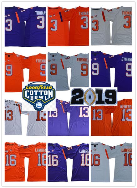2019 Clemson Tigers 16 Trevor Lawrence 4 Deshaun Watson 3 THOMAS 13 Hunter Renfrow NCAA Cotton Bowl College Jerseys Stitched Jerseys S-3XL
2019 Clemson Tigers 16 Trevor Lawrence 4 Deshaun Watson 3 THOMAS 13 Hunter Renfrow NCAA Cotton Bowl College Jerseys Stitched Jerseys S-3XL