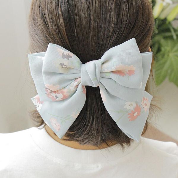 fashion chiffon print floral three-layer bow hairpin steel clip sweet joker spring clip hair accessories ing, Slivery;white
fashion chiffon print floral three-layer bow hairpin steel clip sweet joker spring clip hair accessories ing, Slivery;white