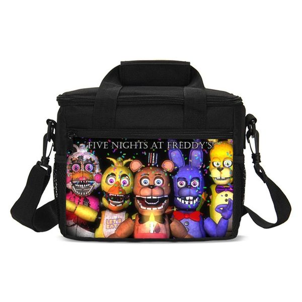 small lunch bag fashion cool five nights at freddy's 3d printing ice bag insulated thermal picnic lunchbox handbags sac a main, Blue;pink
small lunch bag fashion cool five nights at freddy's 3d printing ice bag insulated thermal picnic lunchbox handbags sac a main, Blue;pink
