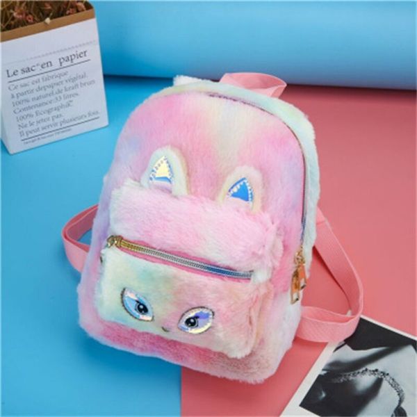2020 fashion trend fluffy backpack girls kids plush rainbow colorful mini school bag travel rucksack zipper new tote
2020 fashion trend fluffy backpack girls kids plush rainbow colorful mini school bag travel rucksack zipper new tote
