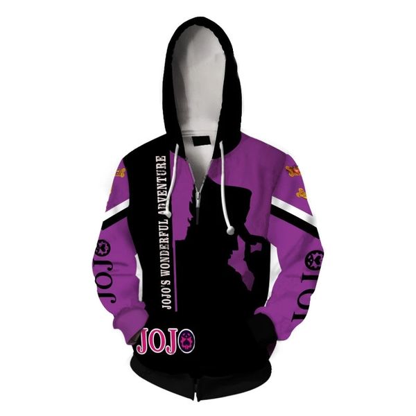jojo mens designer hoodies 3d printed street style zipper loose long sleeved hooded sweatshirts fashion mens hoodies, Black
jojo mens designer hoodies 3d printed street style zipper loose long sleeved hooded sweatshirts fashion mens hoodies, Black