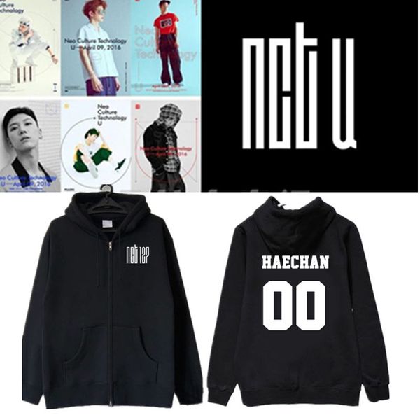 k- nct u wentai-kim dao-ying ten zheng zaixian mark same zipper jacket, Black
k- nct u wentai-kim dao-ying ten zheng zaixian mark same zipper jacket, Black