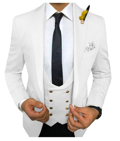 selling white men suits 3 pieces slim fit business suits groom tuxedos for formal custom wedding suit(jacket+pants+vest, White;black
selling white men suits 3 pieces slim fit business suits groom tuxedos for formal custom wedding suit(jacket+pants+vest, White;black
