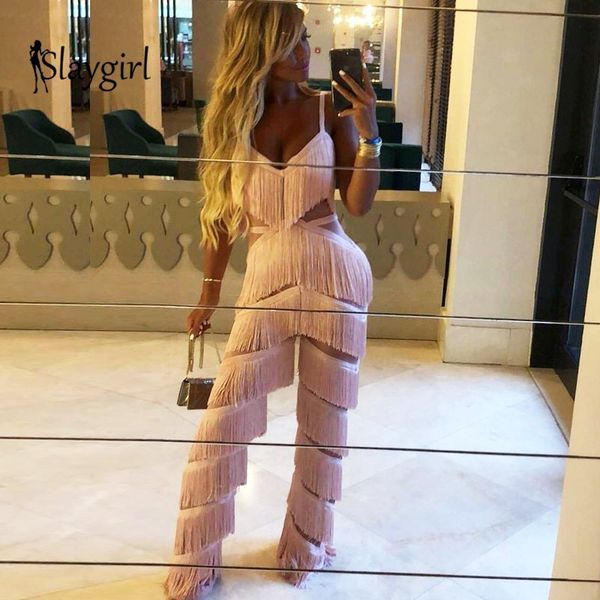 slaygirl 2020 fashion autumn v neck tassel bodycon long jumpsuit women elegant backless rompers womens jumpsuits overalls, Black;white
slaygirl 2020 fashion autumn v neck tassel bodycon long jumpsuit women elegant backless rompers womens jumpsuits overalls, Black;white
