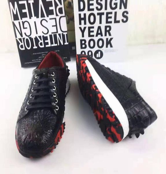 real genuine crocodile skin leather men shoe with cow skin lining crocodile head men flat shoe 2019 new design, Black
real genuine crocodile skin leather men shoe with cow skin lining crocodile head men flat shoe 2019 new design, Black