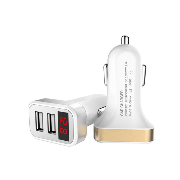 5v 2.1a dual usb car charger adapter with led display voltage current low voltage warning charging for phone tablet
5v 2.1a dual usb car charger adapter with led display voltage current low voltage warning charging for phone tablet