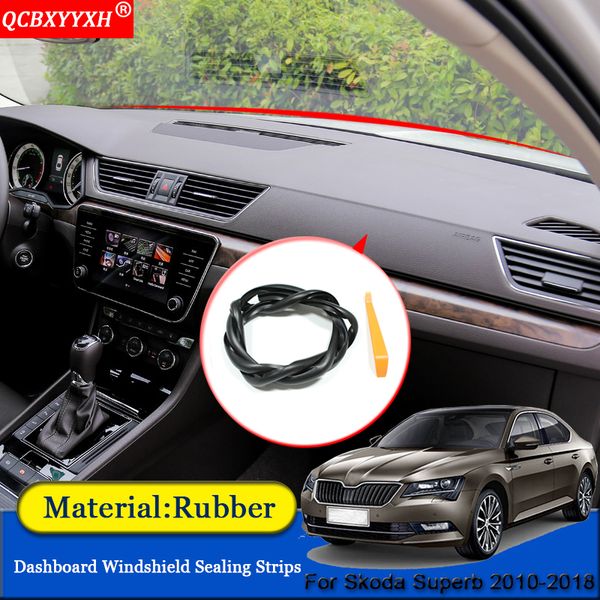 car-styling rubber anti-noise soundproof dustproof car dashboard windshield sealing strip accessories for superb 2010-2018
car-styling rubber anti-noise soundproof dustproof car dashboard windshield sealing strip accessories for superb 2010-2018
