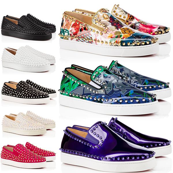 Роскошные красные туфли с шипами шипованные кристаллы Flats Slip-on Натуральная кожа п
Роскошные красные туфли с шипами шипованные кристаллы Flats Slip-on Натуральная кожа п