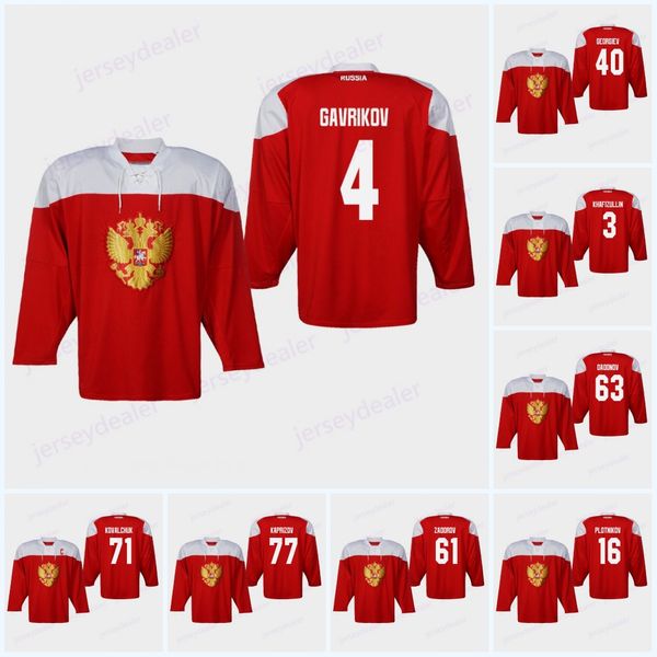 4 Vladislav Gavrikov Russia 2019 IIHF World Championship Jerseys Dinar Khafizullin Ivan Telegin Dmitry Orlov Evgeni Malkin Artyom Anisimov
4 Vladislav Gavrikov Russia 2019 IIHF World Championship Jerseys Dinar Khafizullin Ivan Telegin Dmitry Orlov Evgeni Malkin Artyom Anisimov