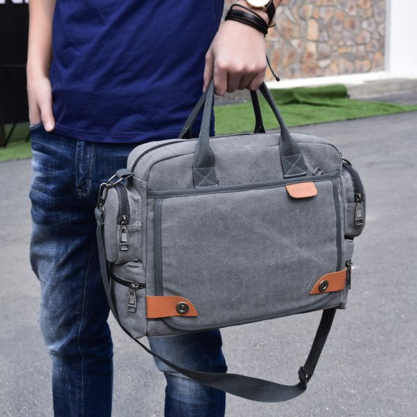 2019 men's handbag solid color canvas slung shoulder bag slung shoulder bag large capacity bag#20
2019 men's handbag solid color canvas slung shoulder bag slung shoulder bag large capacity bag#20