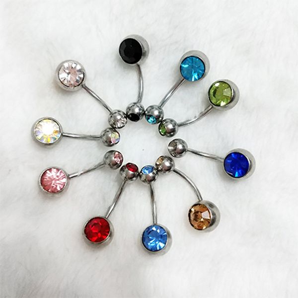 10pcs/set 14g body piercing jewelry with crystal double gem barbell navel belly button ring mix colr body jewelry, Slivery;golden
10pcs/set 14g body piercing jewelry with crystal double gem barbell navel belly button ring mix colr body jewelry, Slivery;golden