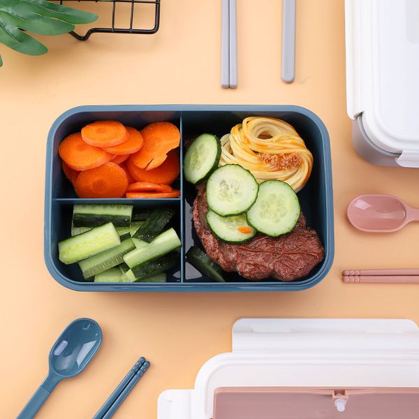 3 grids lunch box with lid school outdoor camping picnic fruit storage container pp bento box student portable utensils spoon fork chopstick
3 grids lunch box with lid school outdoor camping picnic fruit storage container pp bento box student portable utensils spoon fork chopstick